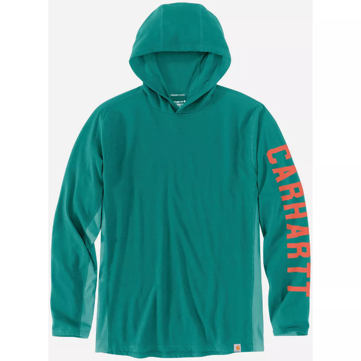Carhartt Force Men's XL Regular Dragonfly Midweight Long Sleeve Logo Graphic Hooded T-Shirt, Relaxed Fit