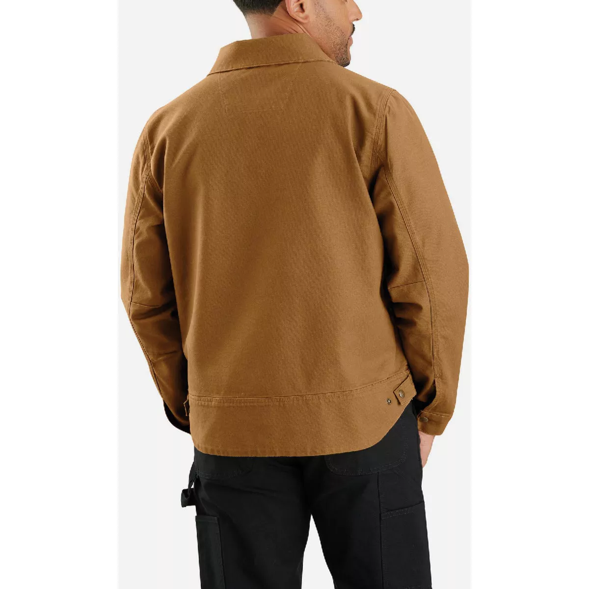 Carhartt Rugged Flex Men's L Regular Brown Duck Jacket, Relaxed Fit - photo 3