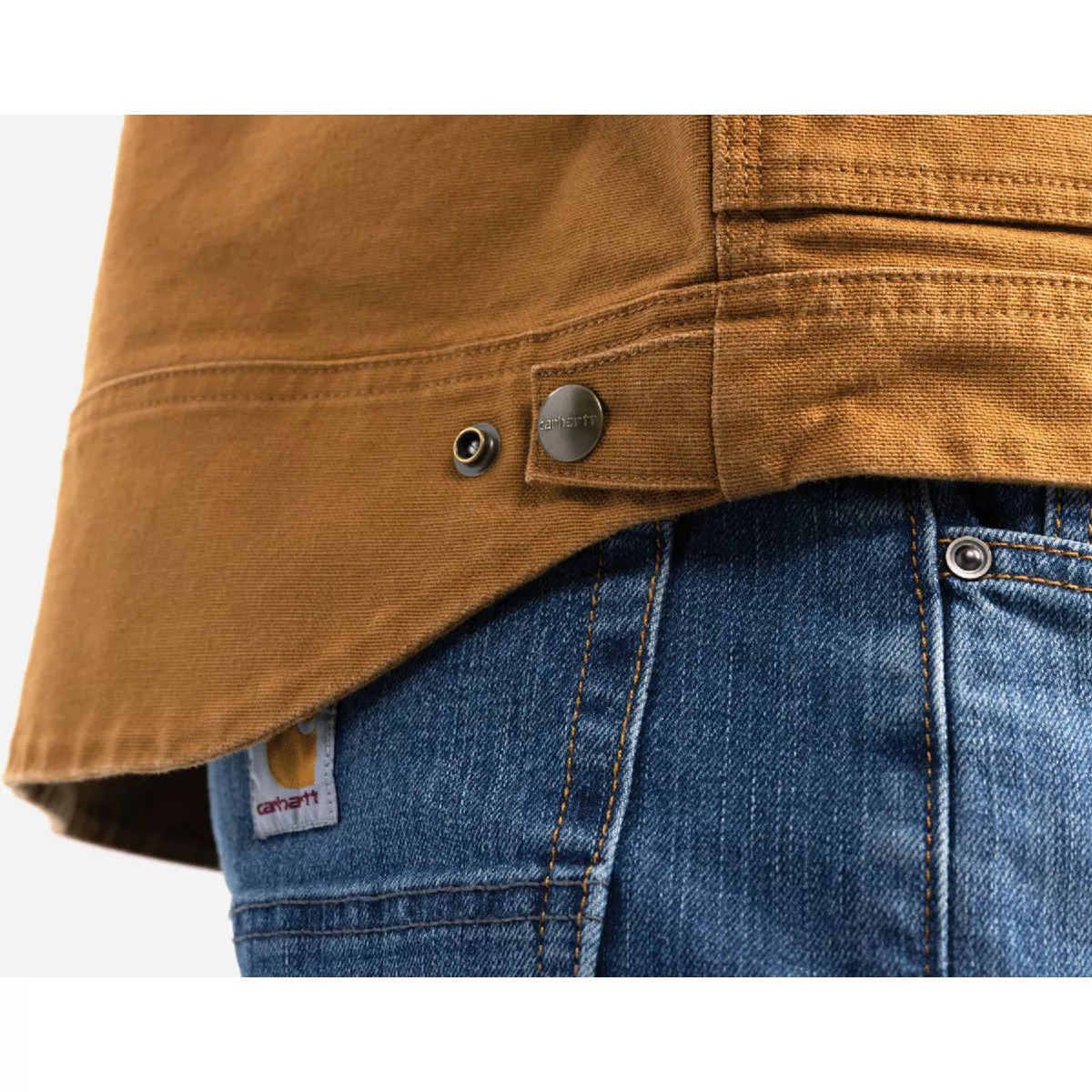 Carhartt Rugged Flex Men's L Regular Brown Duck Jacket, Relaxed Fit - photo 7
