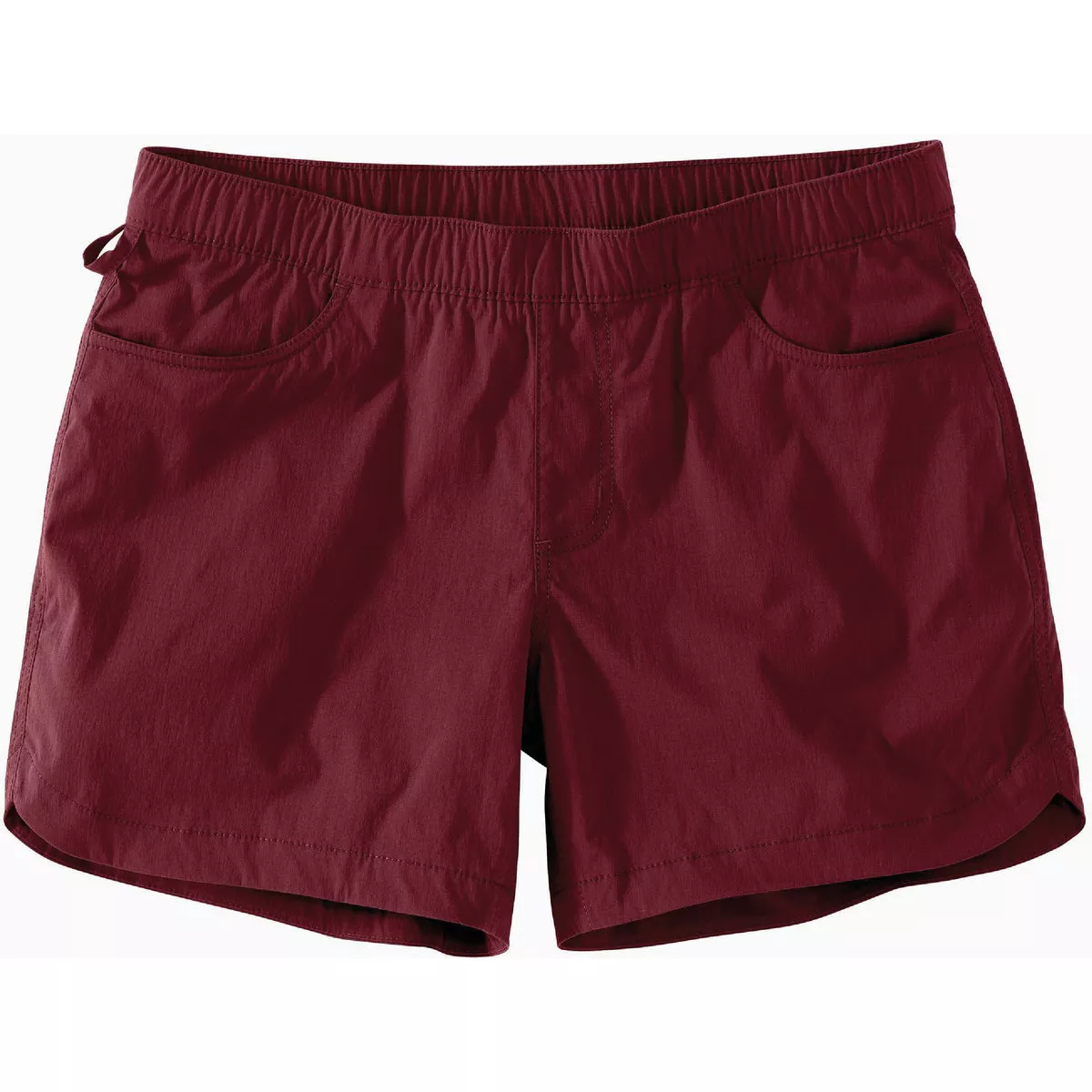 Carhartt Force Women's S Bordeaux Ripstop 5-Pocket Work Short, Relaxed Fit