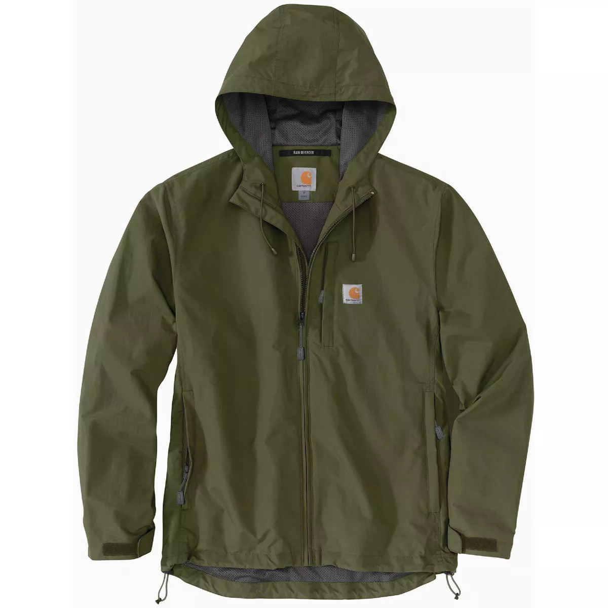 Carhartt Rain Defender Men's 2XL Regular Basil Lightweight Jacket, Relaxed Fit