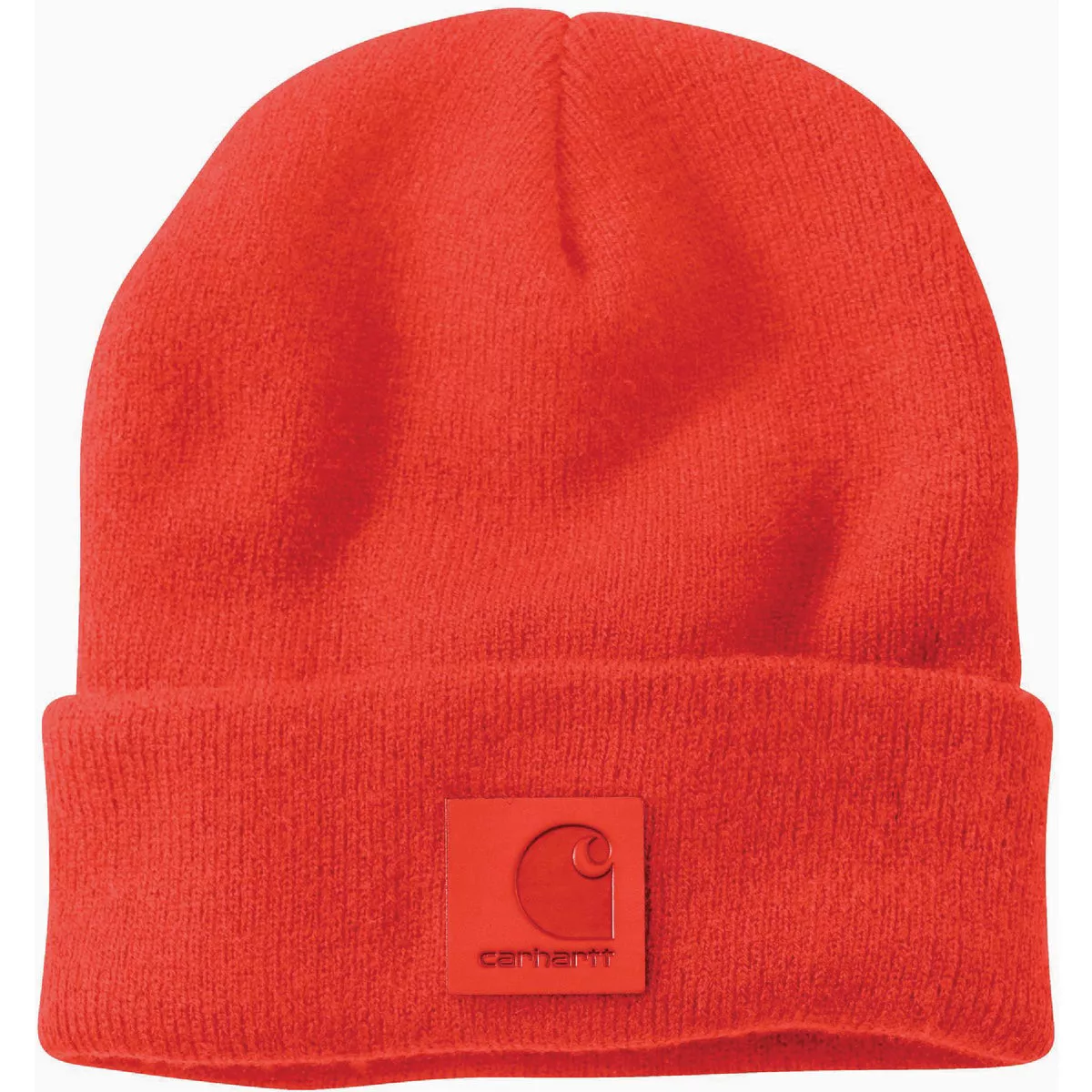 Carhartt Men's Cherry Tomato Rib Knit Beanie