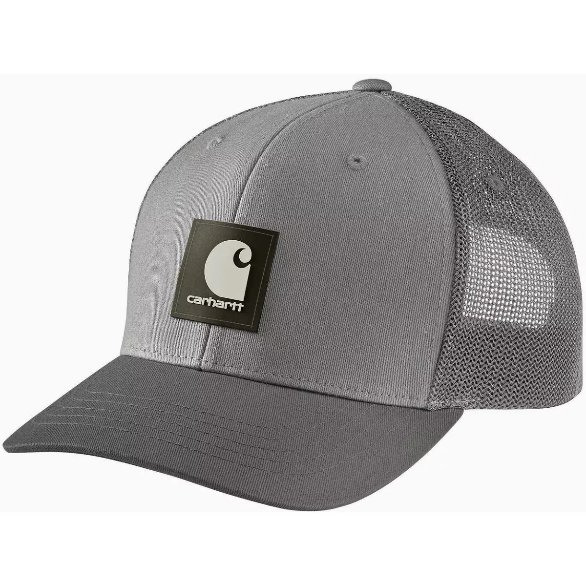 Carhartt Rugged Flex Men's Asphalt Twill Mesh-Back Logo Patch Cap