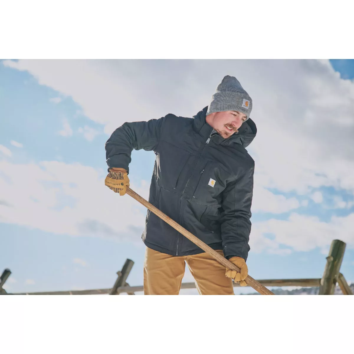 Carhartt Super Dux Full Swing Men's 2XL Regular Black Insulated Tech Jacket, Relaxed Fit - photo 2