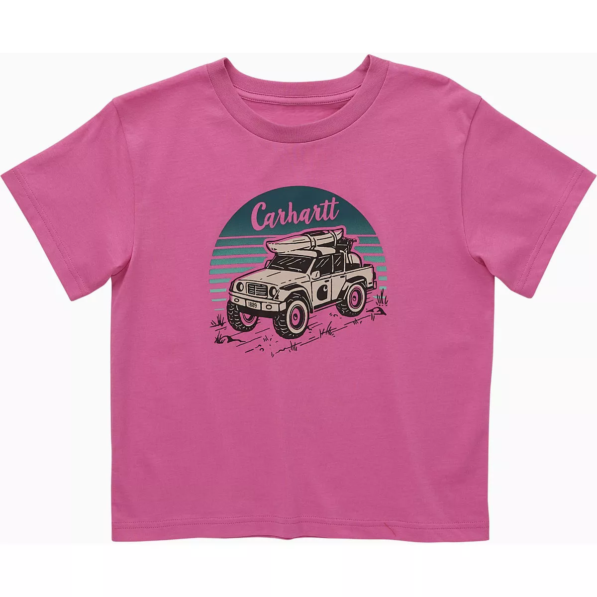 Carhartt Girls' 6 Super Pink Short Sleeve Off Road T-Shirt