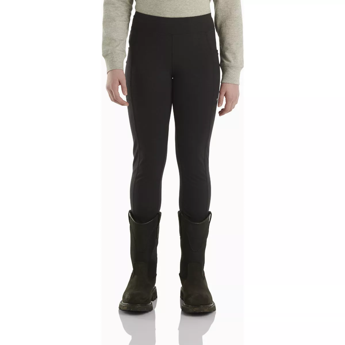 Carhartt Girls' 6 Black Fitted Utility Legging