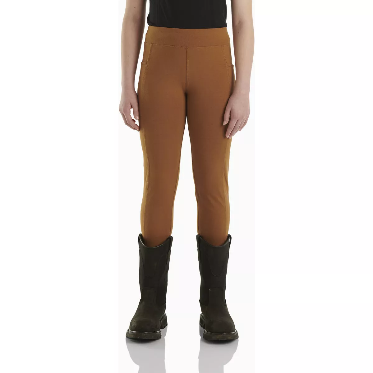 Carhartt Girls' S (8) Brown Fitted Utility Legging