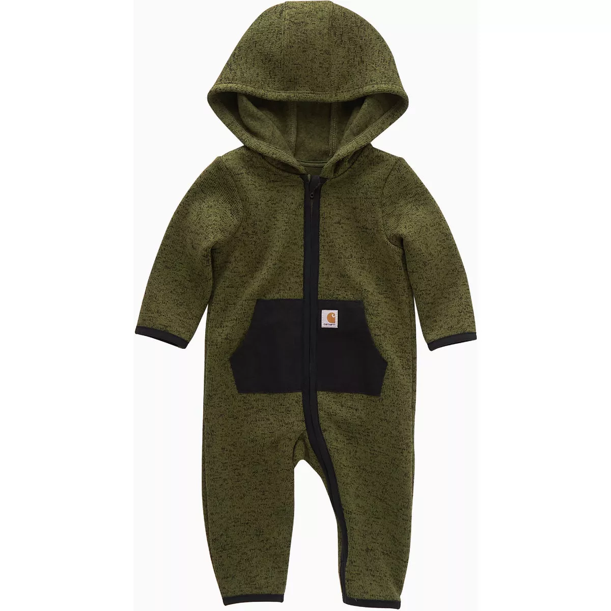 Carhartt Unisex 12M Chive Heather Long Sleeve Zip-Front Coverall