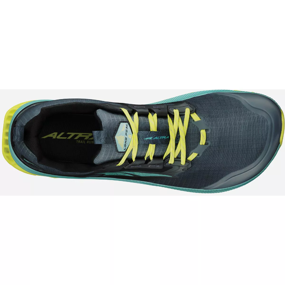 Altra Men's Size 12 Lone Peak 8 Black/Green Running Shoe