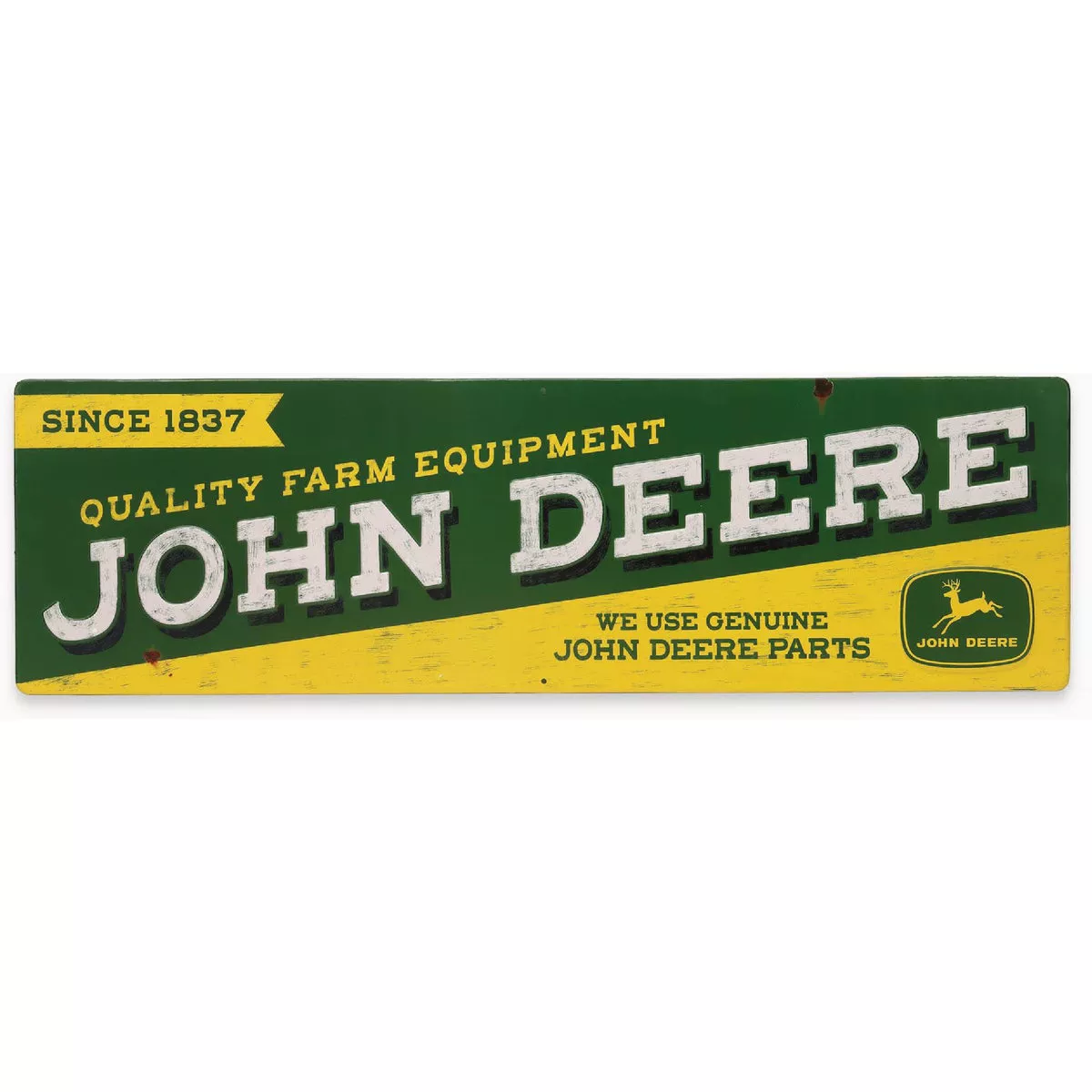 John Deere 30x9 Metal Sign "John Deere Quality Farm"