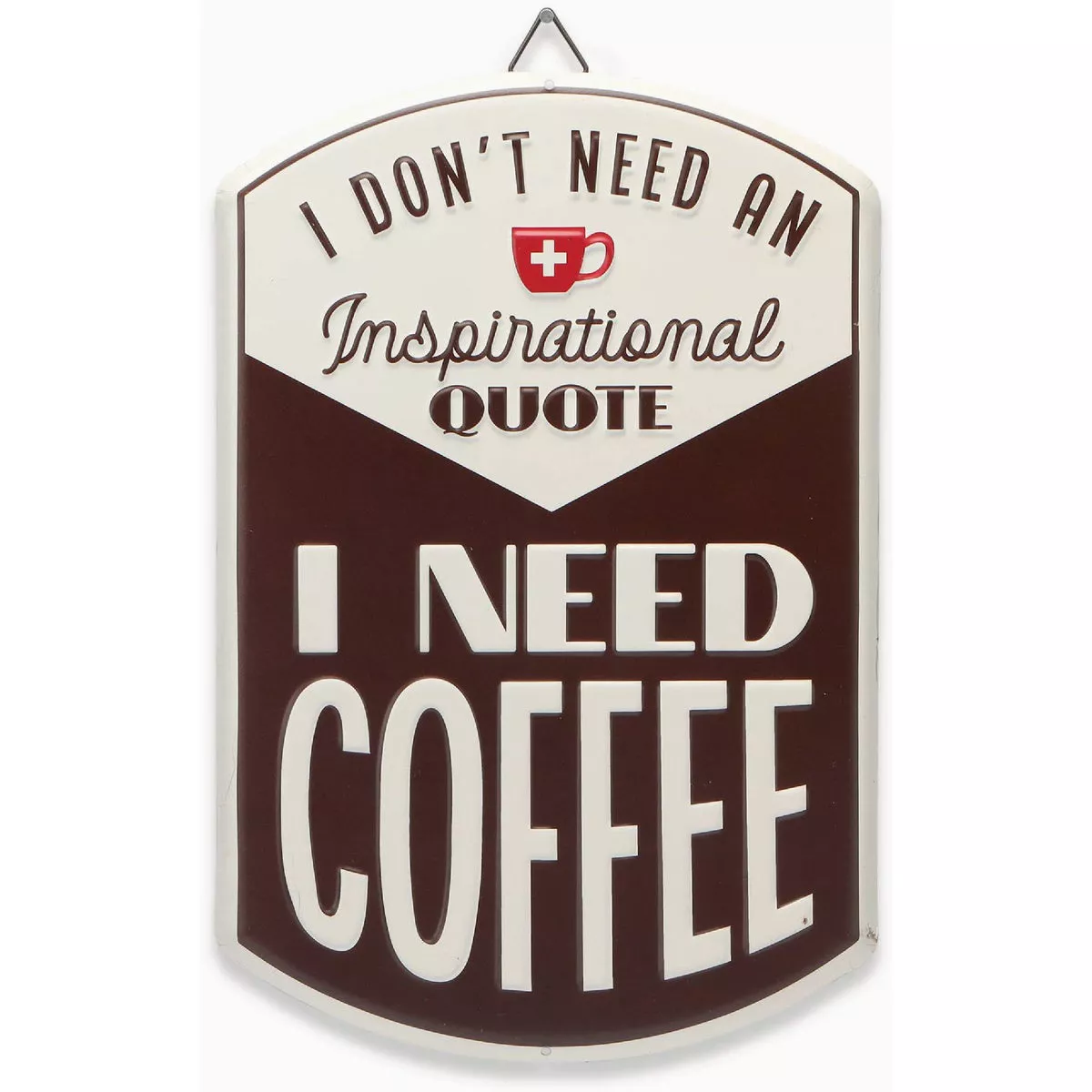 Open Road Brands 10x14 Metal Sign "I Need Coffee"
