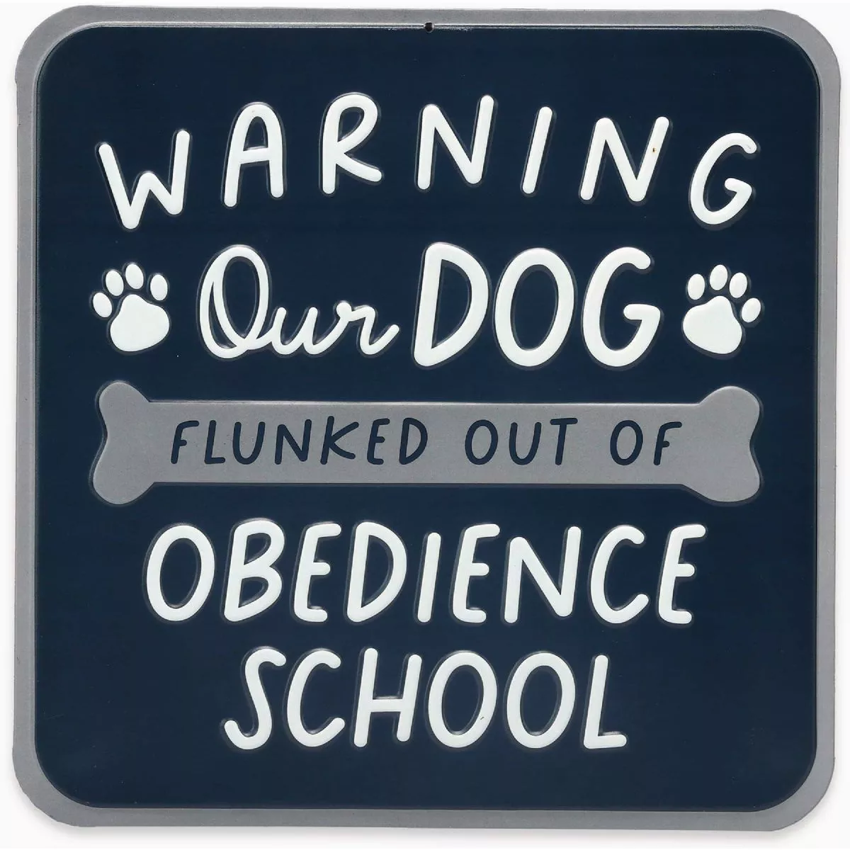 Open Road Brands 12x12 Metal Sign "Dog Flunked"