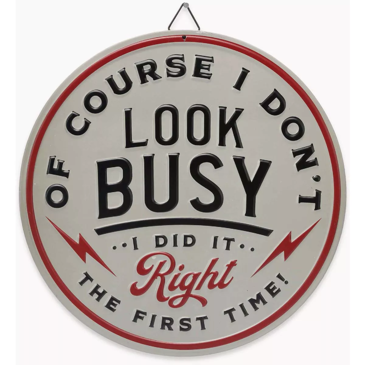 Open Road Brands 12x12 Metal Sign "Don't Look Busy"-