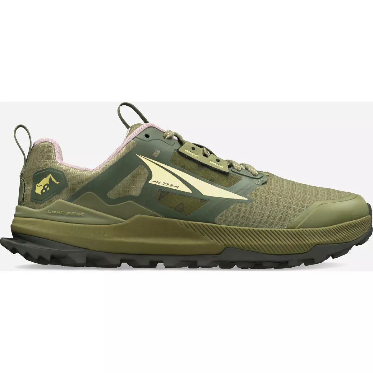 Altra Women's Size 9 Lone Peak 8 Dusty Olive Running Shoe
