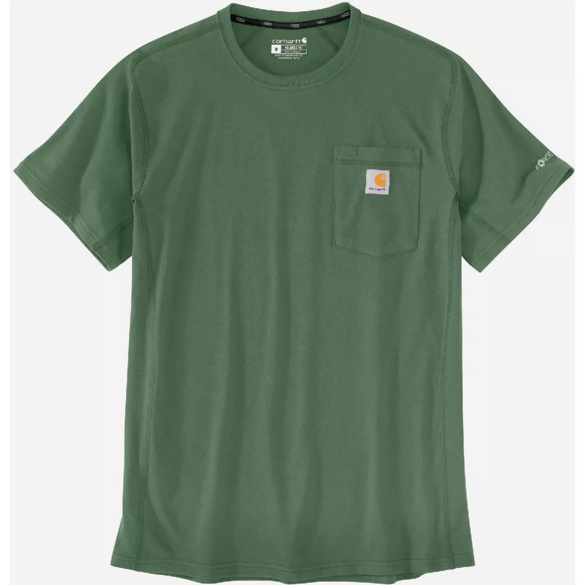 Carhartt Force S Regular Frosted Balsam Short-Sleeve Pocket T-Shirt, Relaxed Fit