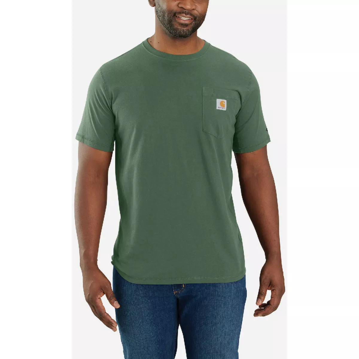 Carhartt Force XL Regular Frosted Balsam Short-Sleeve Pocket T-Shirt, Relaxed Fit - photo 2