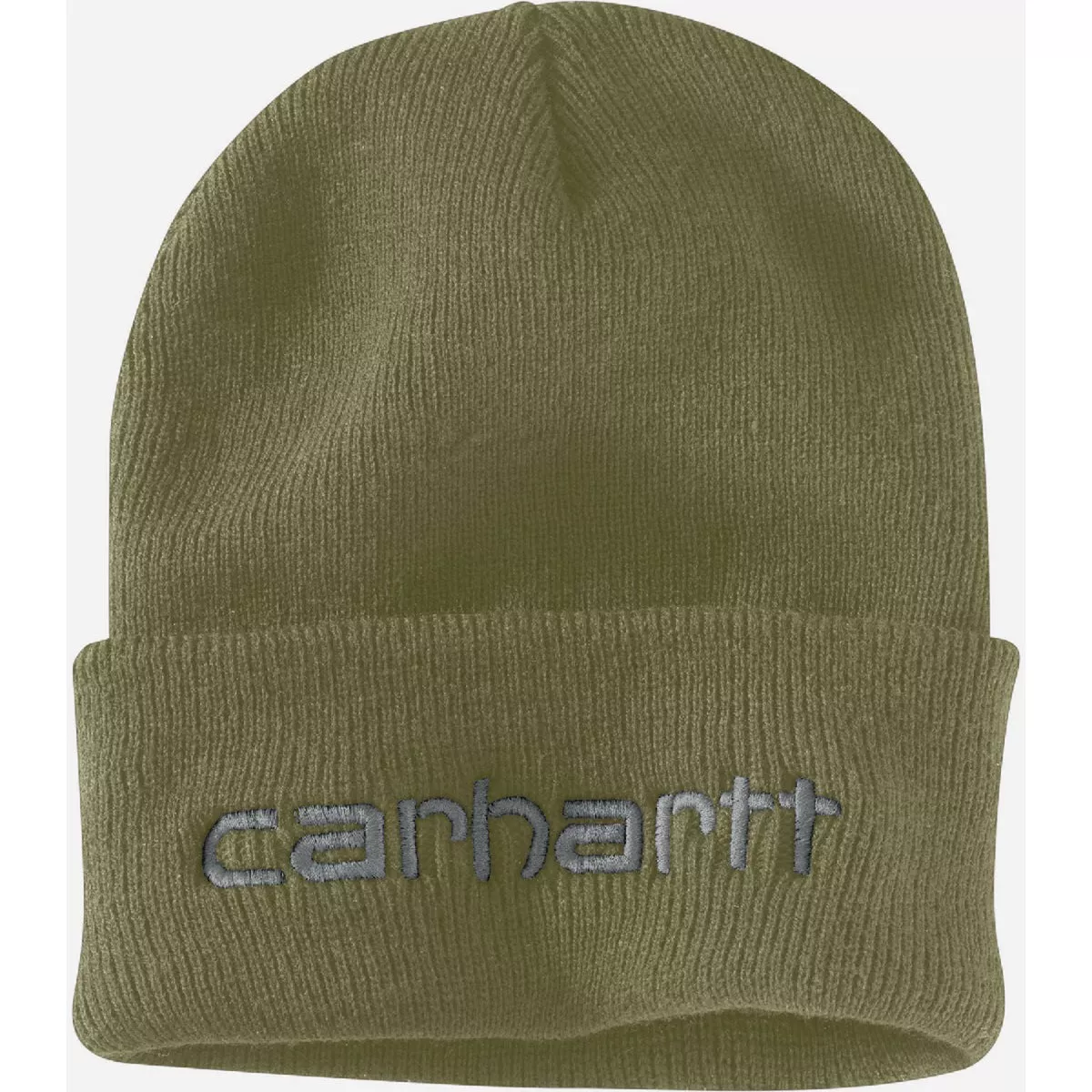 Carhartt Men's Dill Cuffed Knit Insulated Logo Graphic Beanie