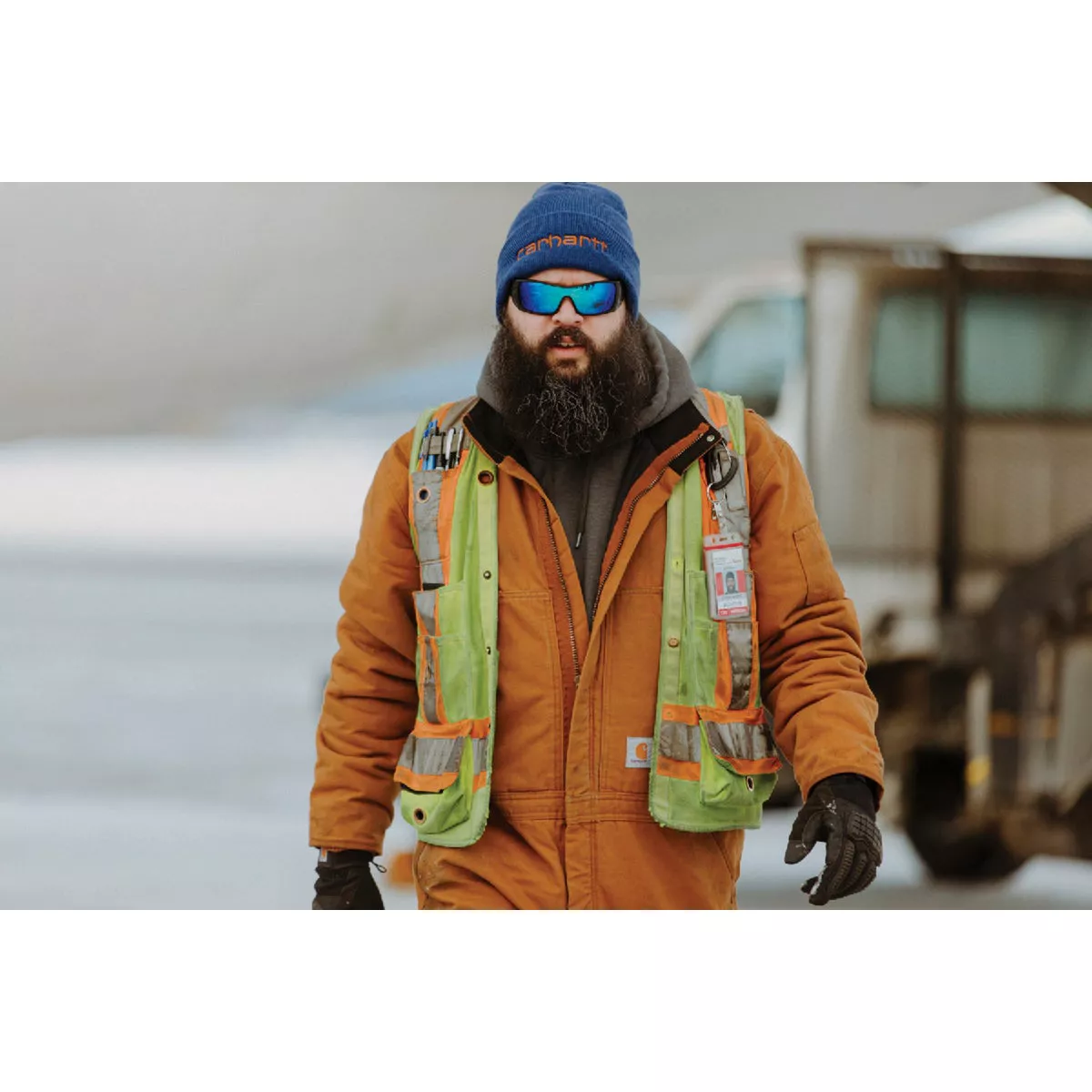 Carhartt Men's Thundercloud Cuffed Knit Insulated Logo Graphic Beanie - photo 2