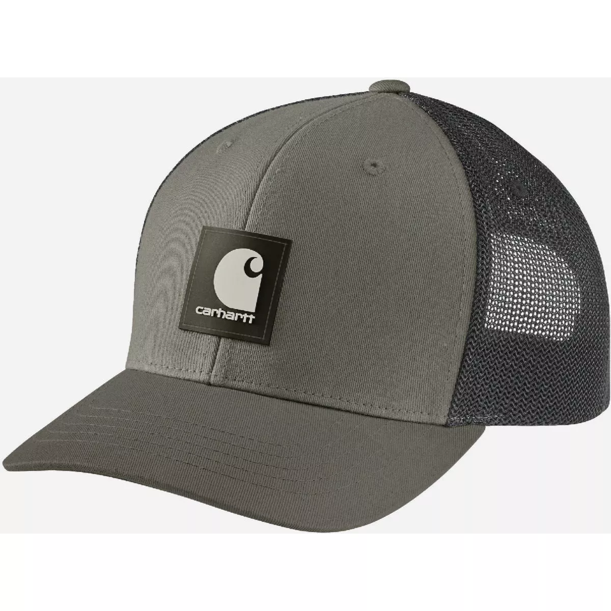 Carhartt Rugged Flex Men's Twill Mesh-Back Logo Patch Cap, Dusty Olive