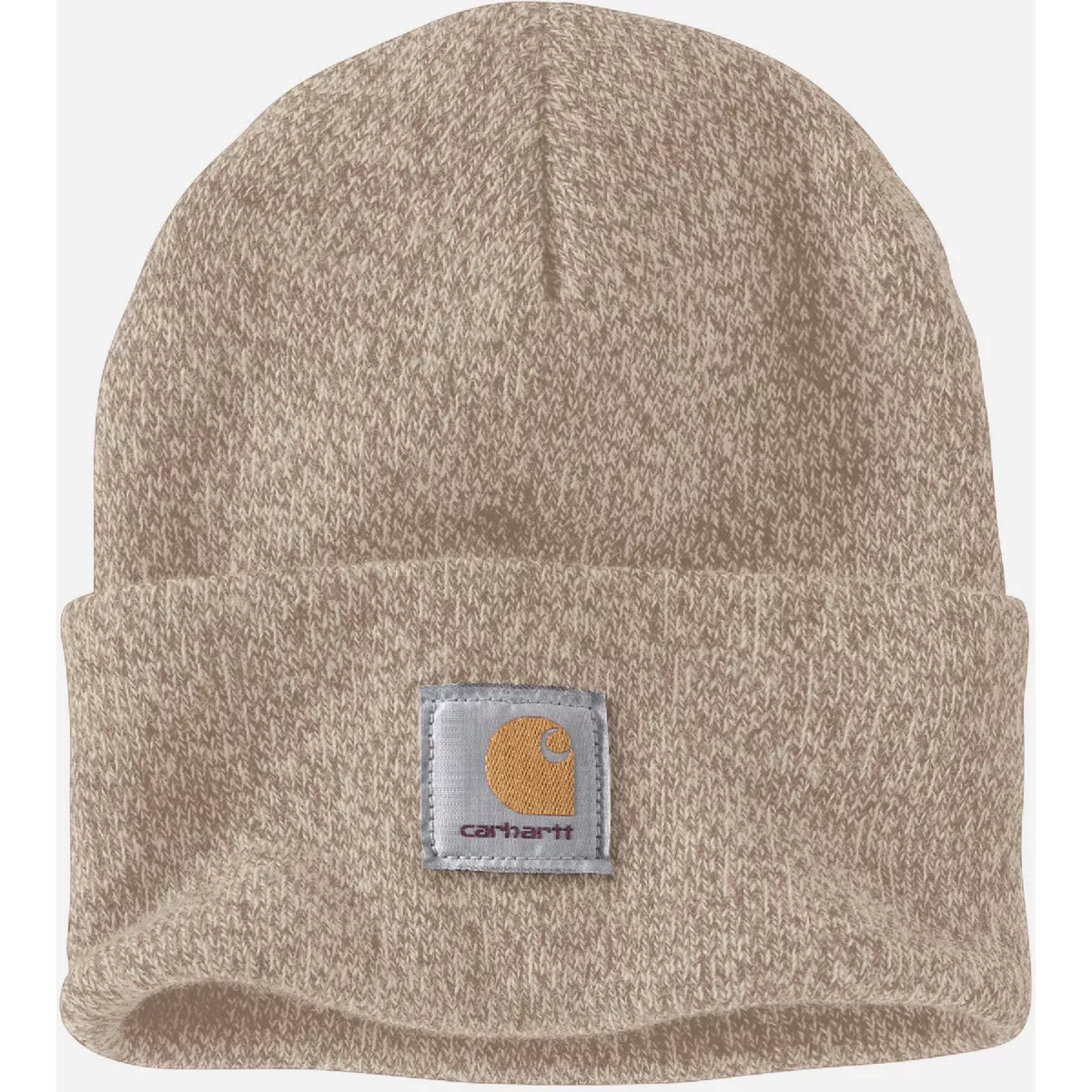 Carhartt Flaxseed/Oat Milk Marl Knit Cuffed Beanie