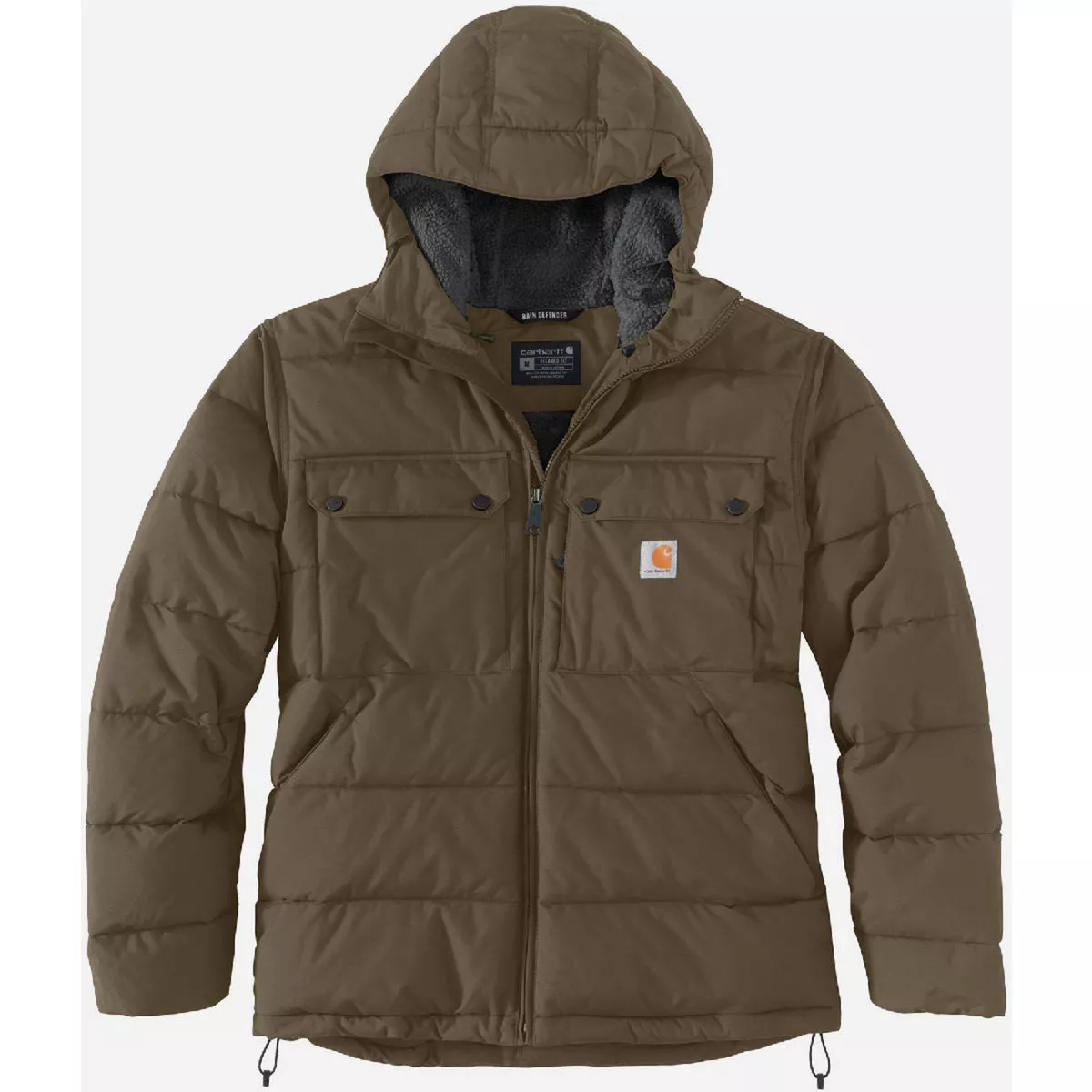Carhartt Men's Men's L Regular Tarmac Montana Midweight Insulated Jacket, Loose Fit
