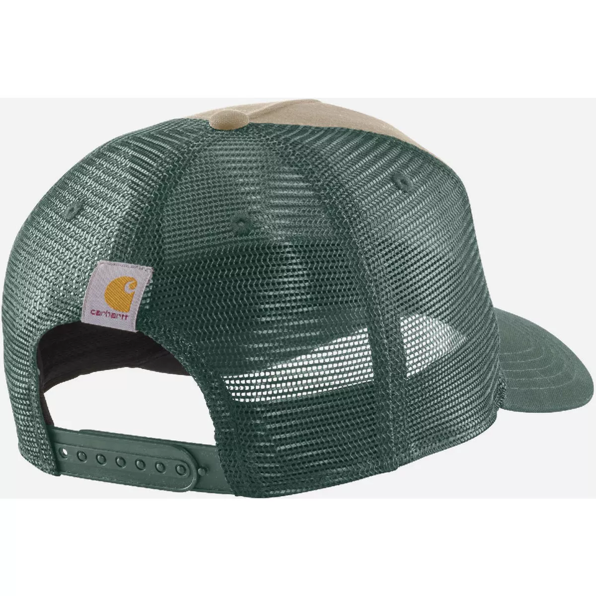 Carhartt Men's Canvas Mesh-Back 1889 Patch Cap, Frosted Balsa - photo 2