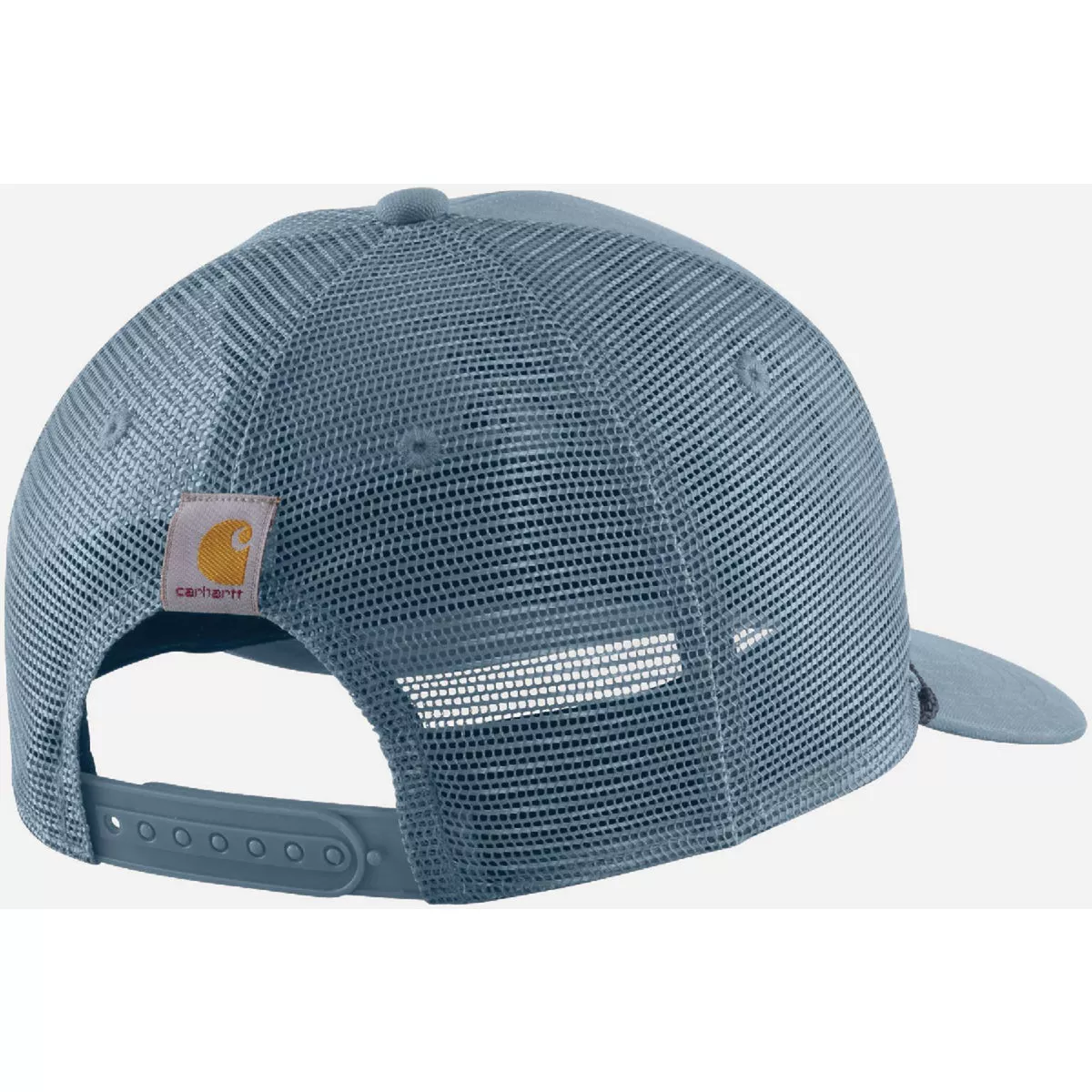 Carhartt Men's Canvas Mesh-Back Script Cap, Thundercloud - photo 3