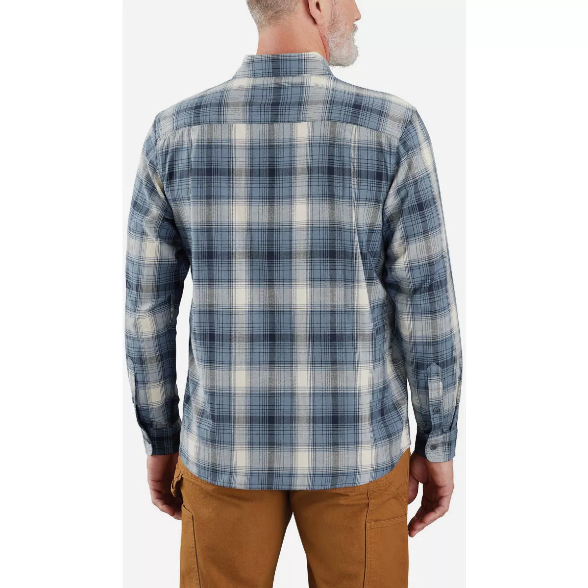 Carhartt Rugged Flex Men's 2XL Regular Thundercloud Lightweight Button Down Long Sleeve Shirt, Relaxed Fit - photo 2