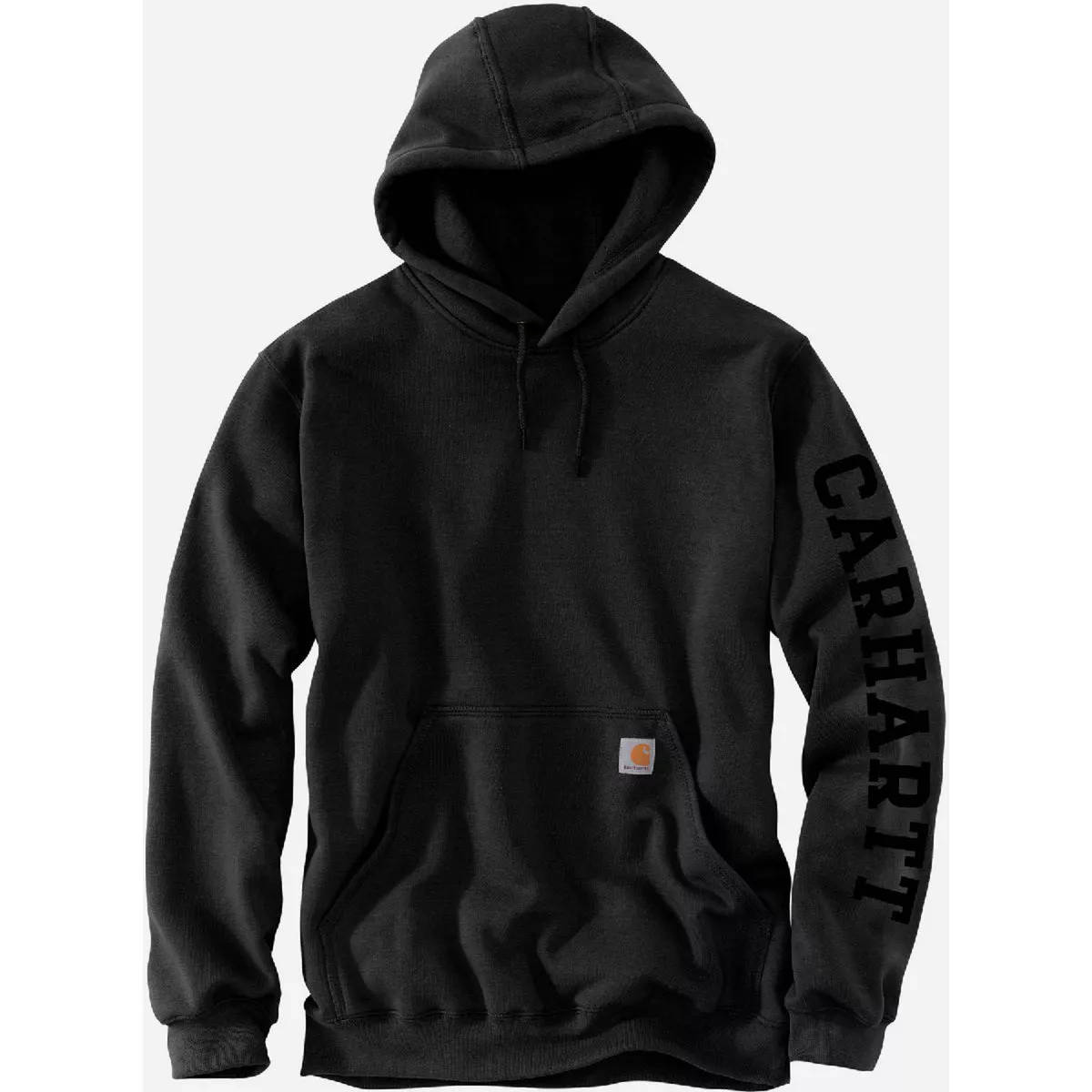 Carhartt Men's S Regular Black Midweight 1889 Graphic Pullover Sweatshirt, Loose Fit