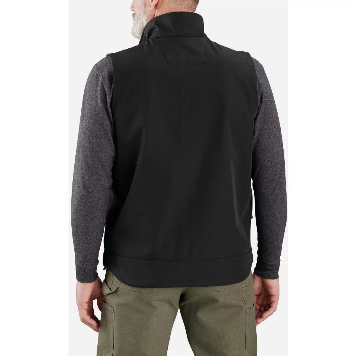 Carhartt Rain Defender Men's M Regular Black Softshell Vest, Relaxed Fit - photo 5