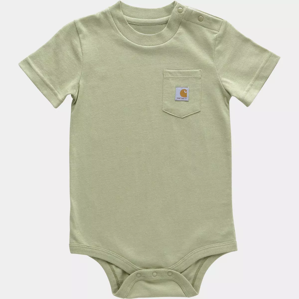 Carhartt 24M Tea Short-Sleeve Pocket Bodysuit