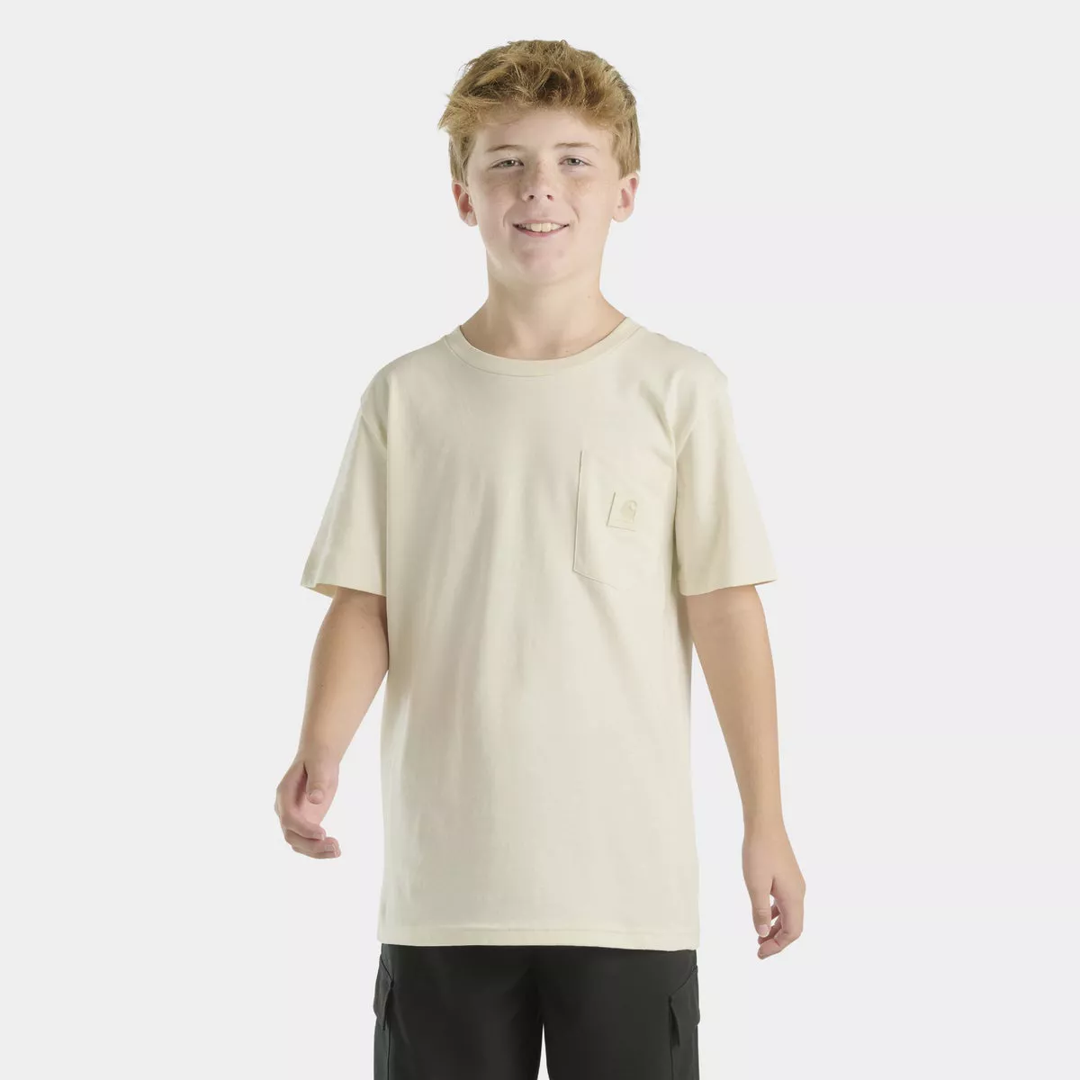 Carhartt 7 Turtledove Short-Sleeve Tonal Pocket T-Shirt
