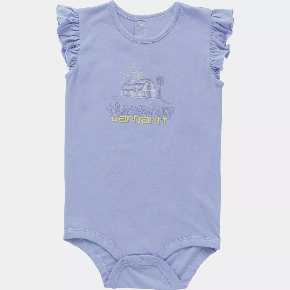 Carhartt 24M Pale Iris Short-Sleeve Bodysuit