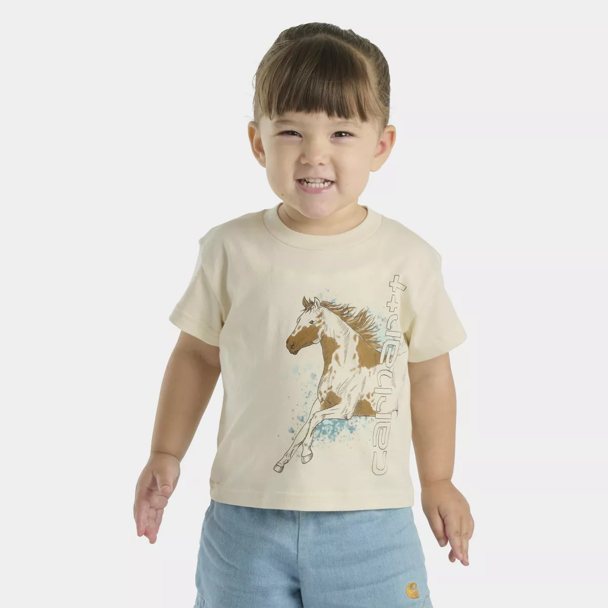 Carhartt 2T Turtledove Horse Short-Sleeve T-Shirt