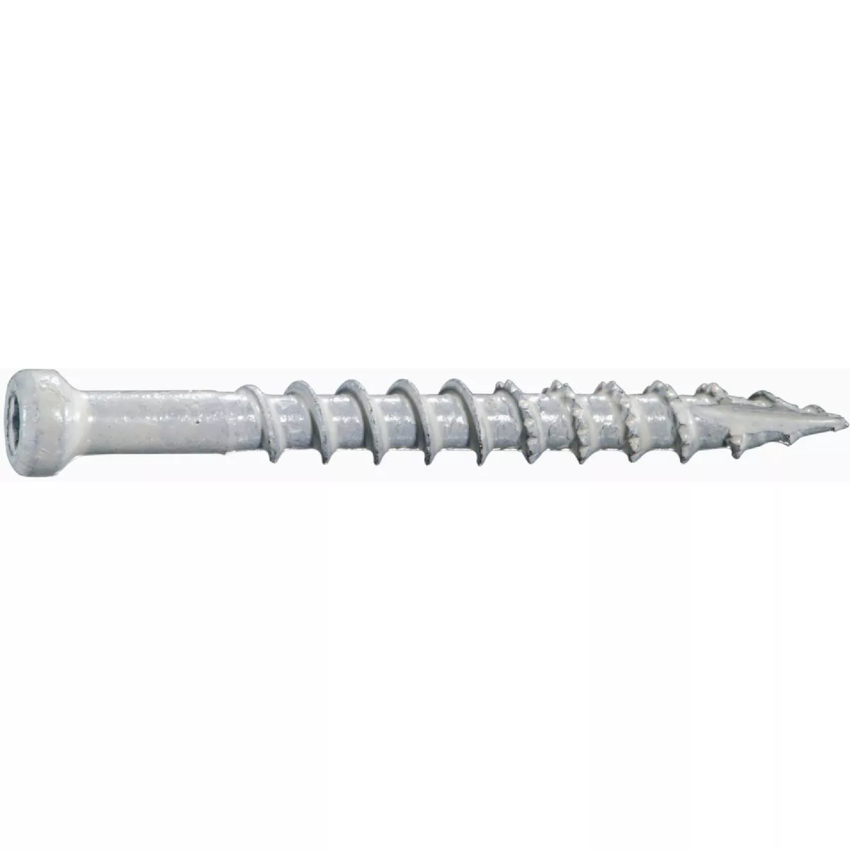 Midwest Fastener SaberDrive #8 x 1-5/8 In. White Painted 304 Stainless Steel Star Drive Trim Head Deck Screws (203 Ct.)-