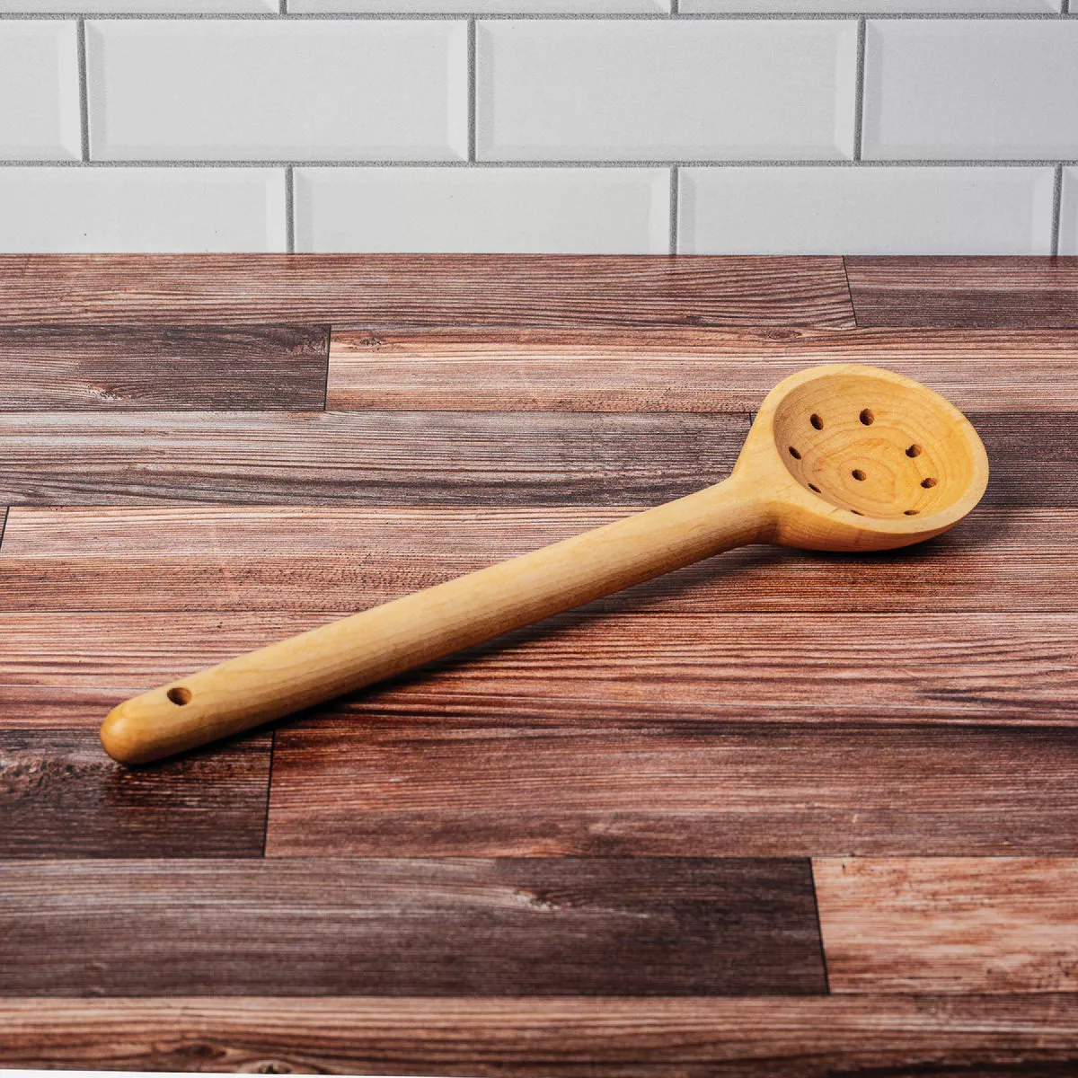 Whetstone Woodenware 12 In. Round Wooden Skimmer