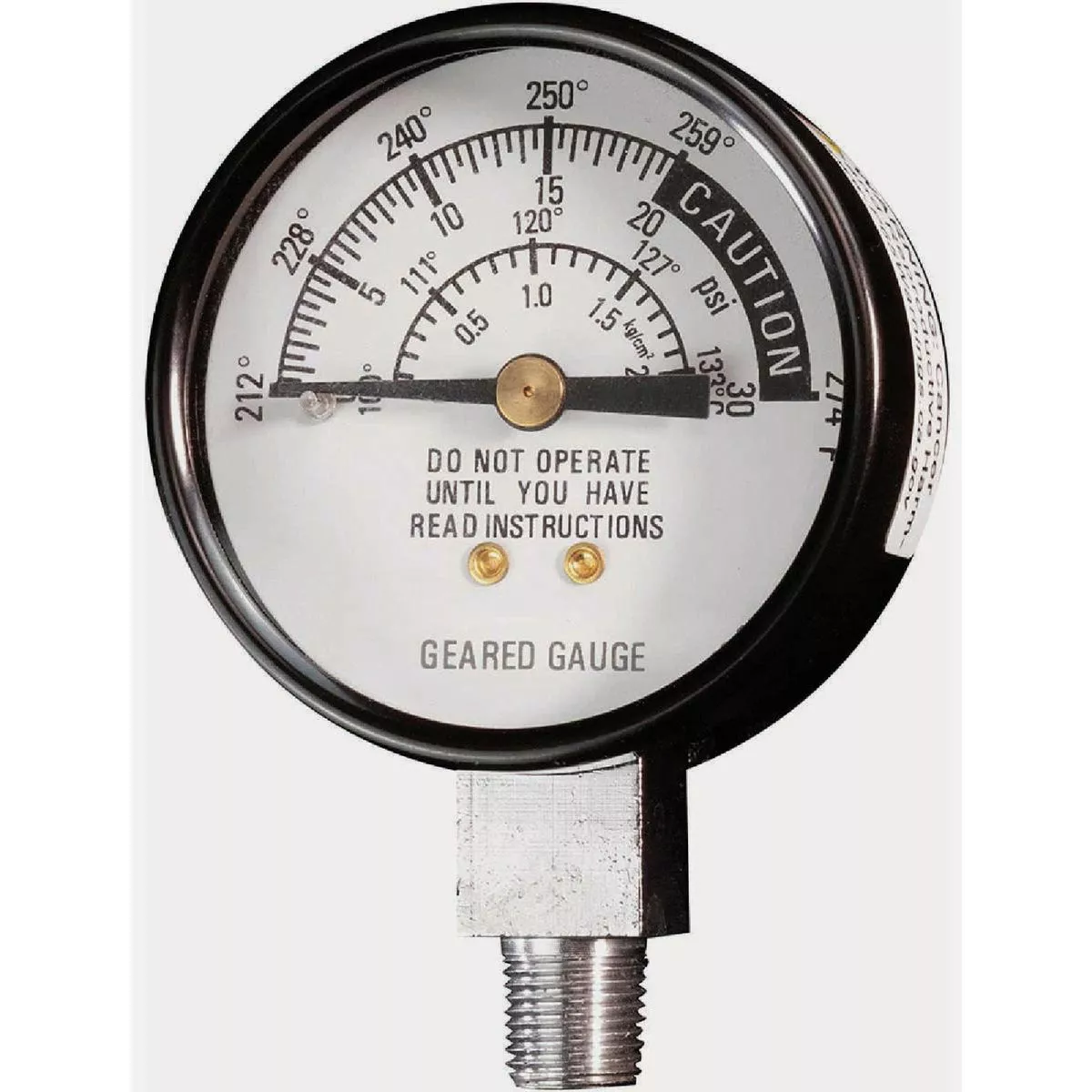 All American 72S Geared Steam Gauge