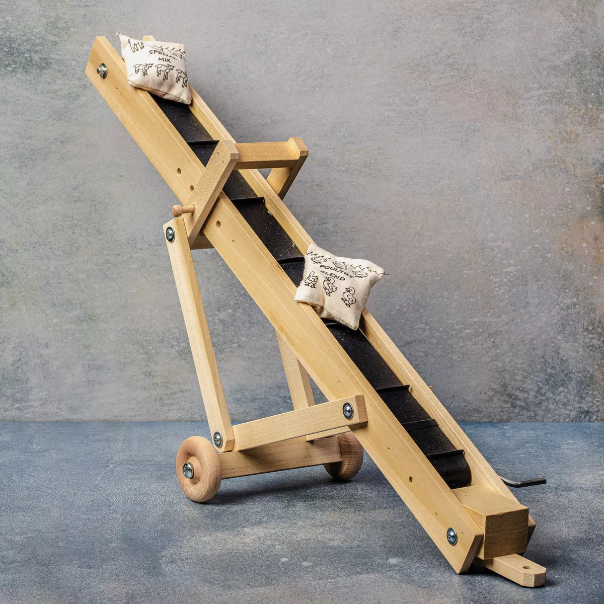 Owl Toy Craft Adjustable Elevator Wooden Toy