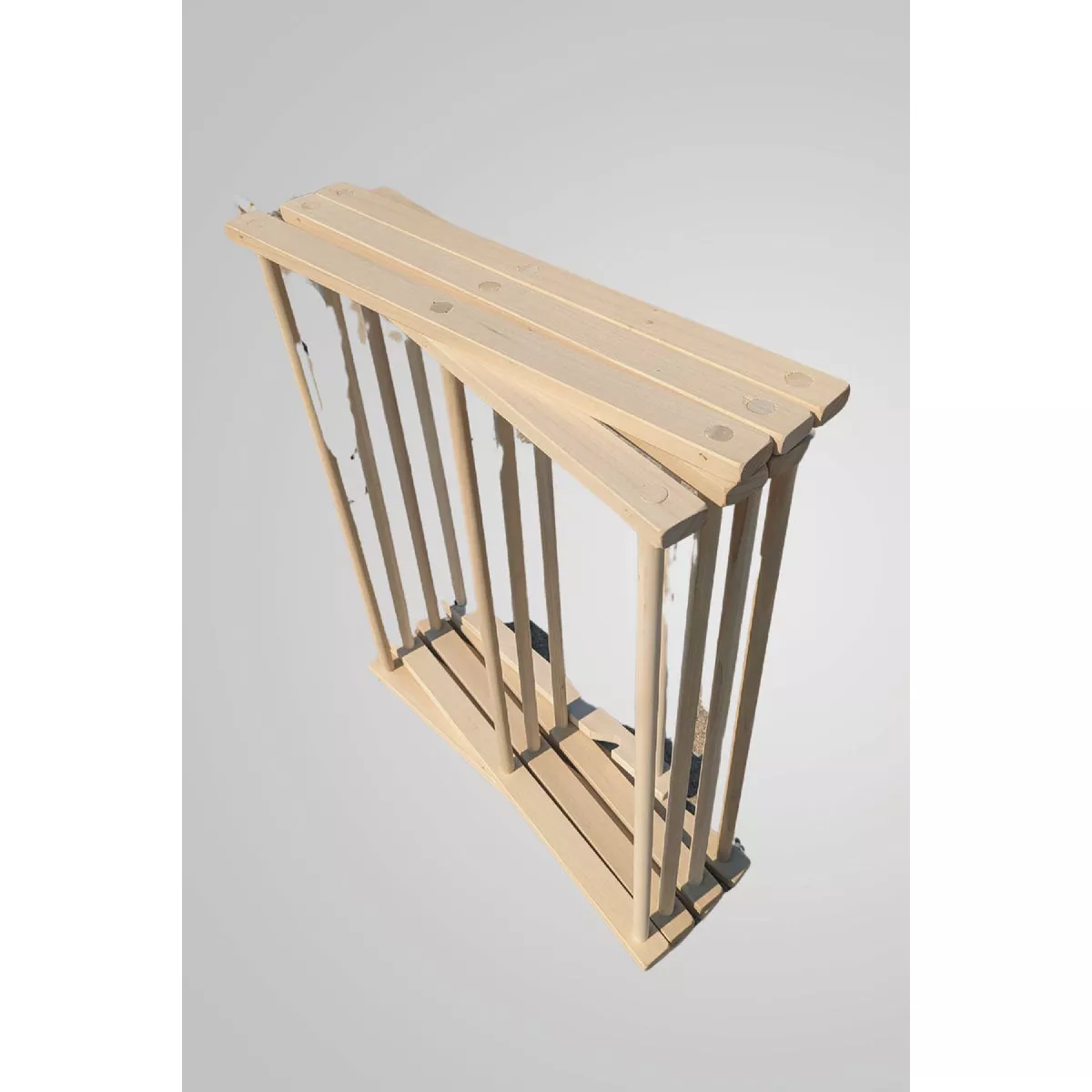 Flowing Creek 24 In. Locally Amish-Made Wooden Clothes Drying Rack - photo 2