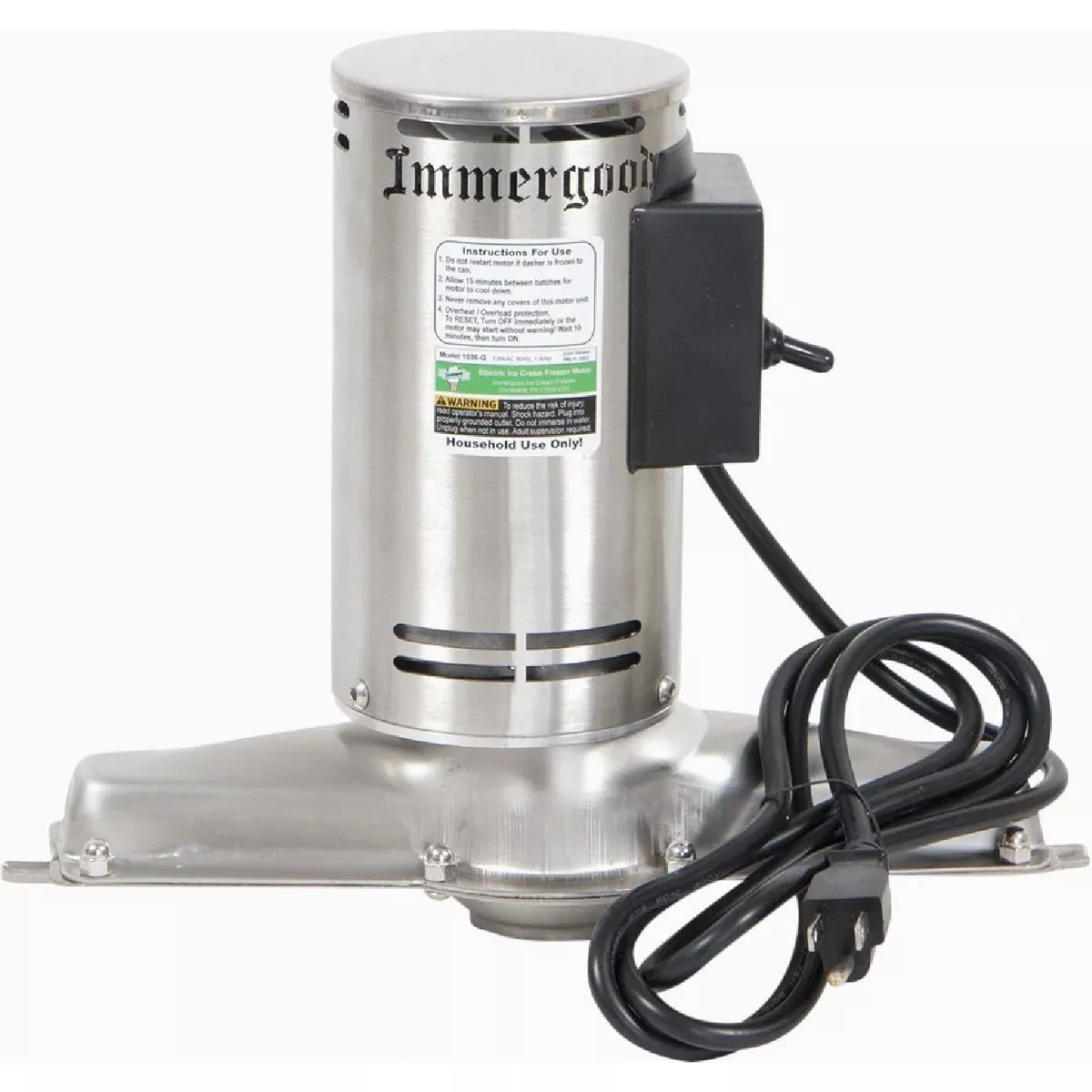 Immergood Ice Cream Maker Electric Motor