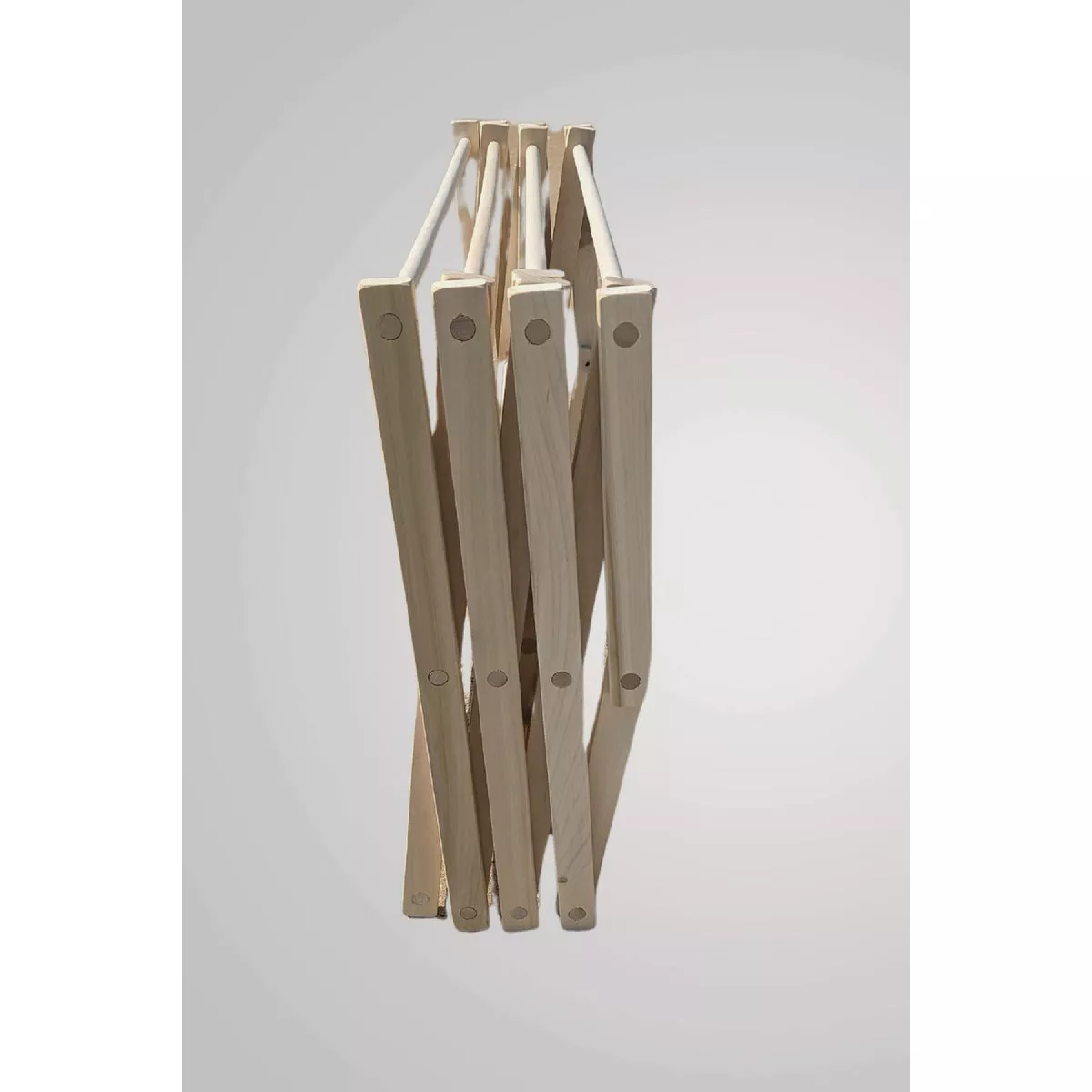 Flowing Creek 48 In. Locally Amish-Made Wooden Clothes Drying Rack With Sweater Rack