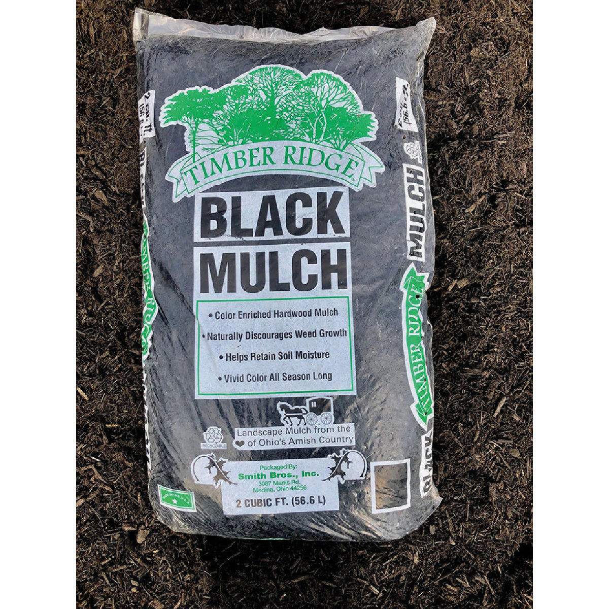 Timber Ridge 2 Cu. Ft. Color Enriched Black Mulch | Do it Best