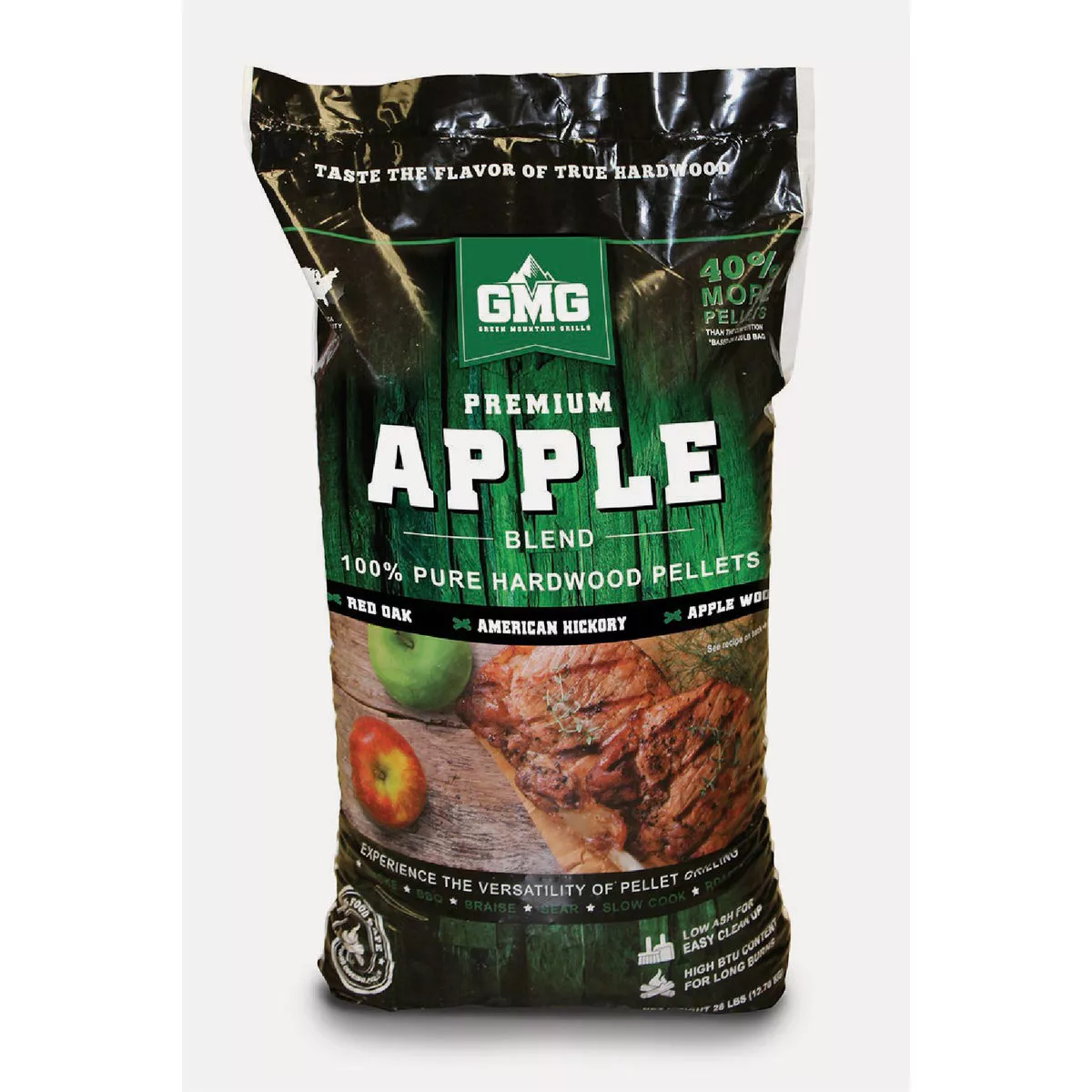 Green Mountain Grills Premium Apple Blend 28 Lb. Hardwood Pellets