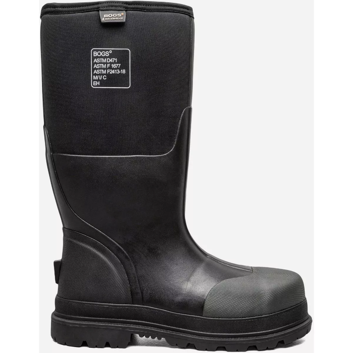Bogs Footwear Forge Men's Size 16 Black Steel Toe Tall Boot