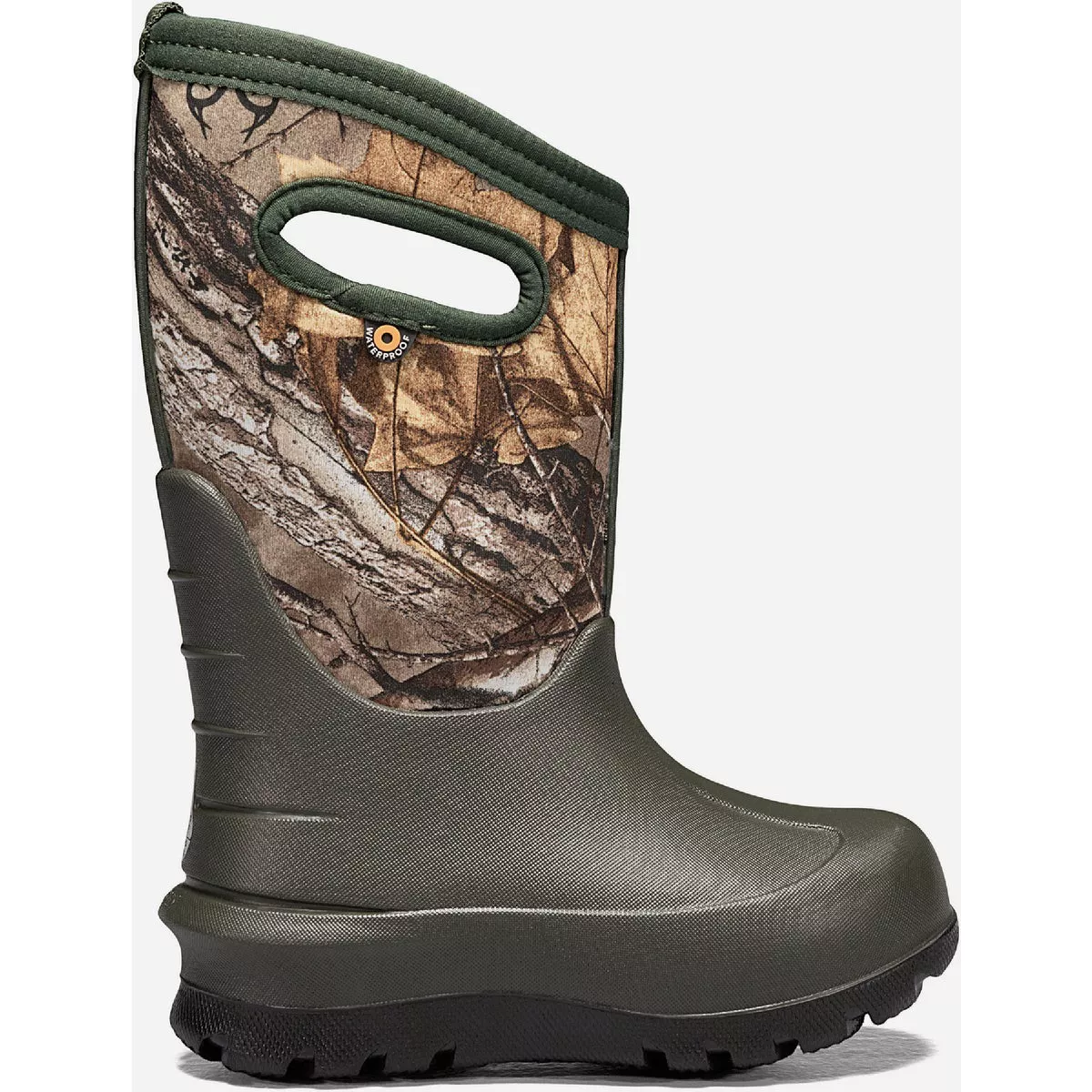 Bogs Footwear Neo-Classic Kid's Size 5 Camouflage Neoprene Lined Boot