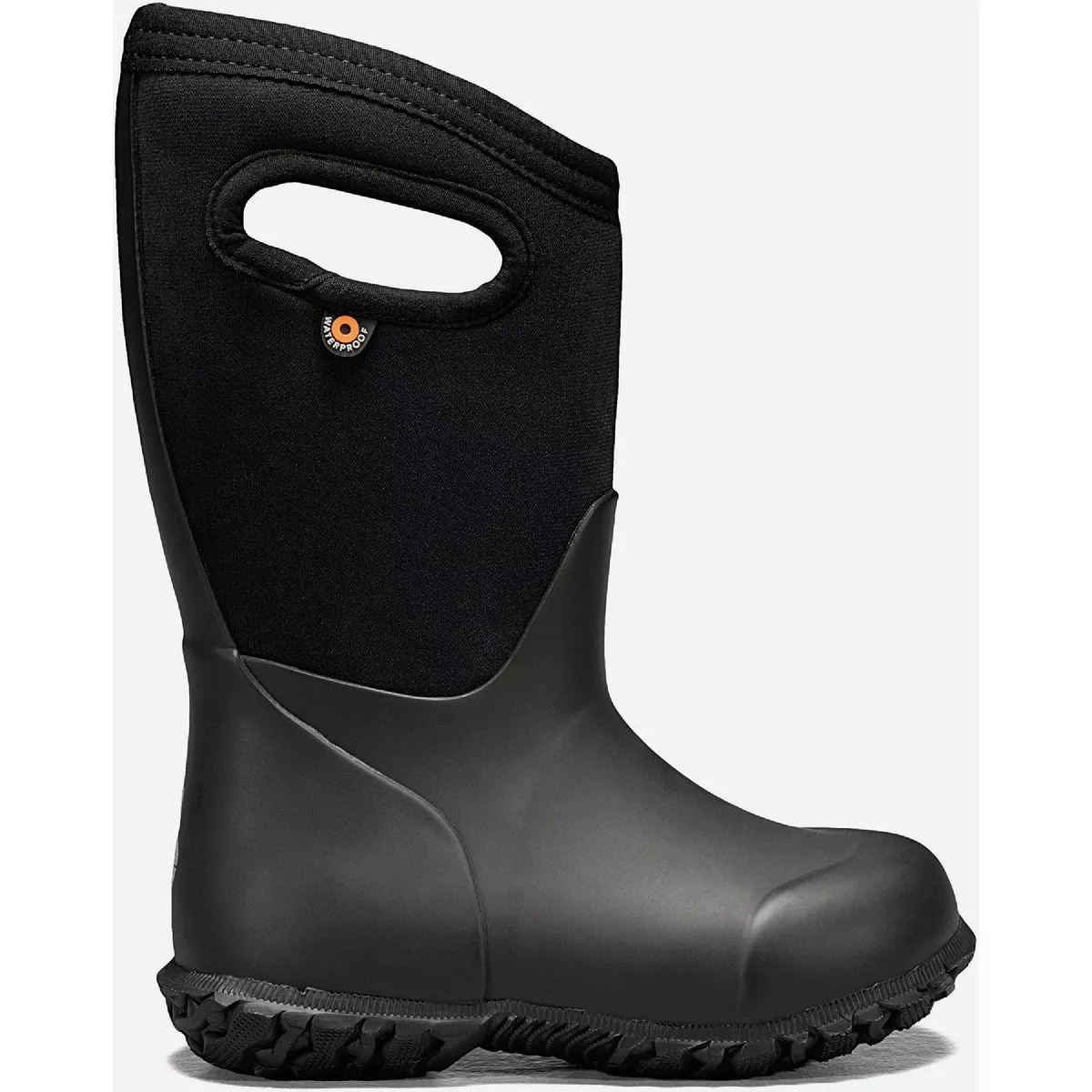 Bogs Footwear York Kid's Size 10 Black Boot with Easy-On Handle