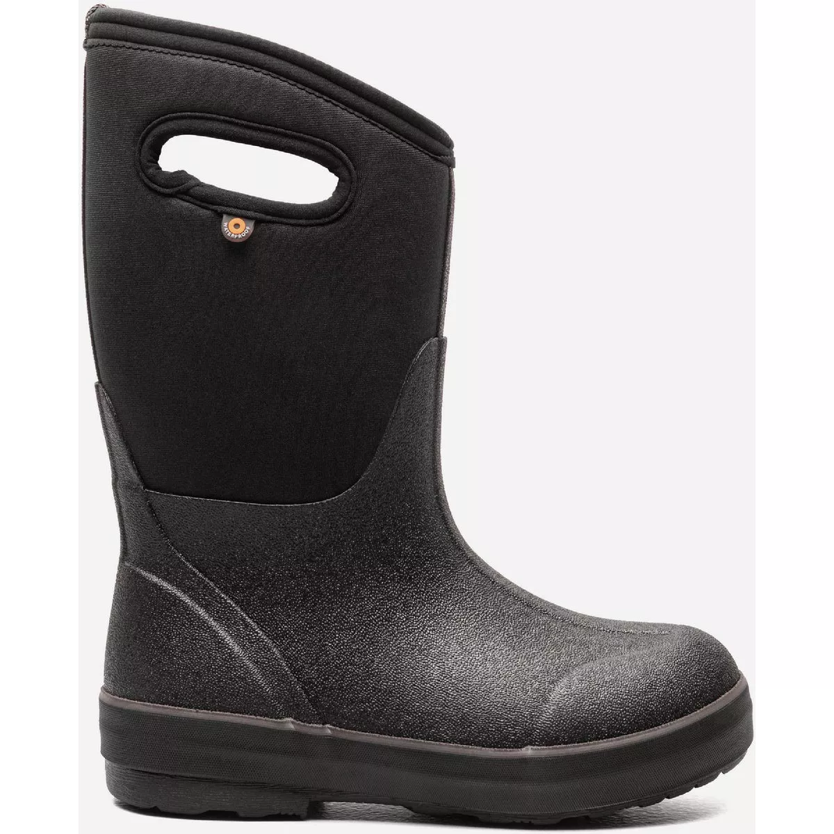 Bogs Footwear Classic II Kid's Size 8 Black Neoprene Lined Boot with Slip-On Handle