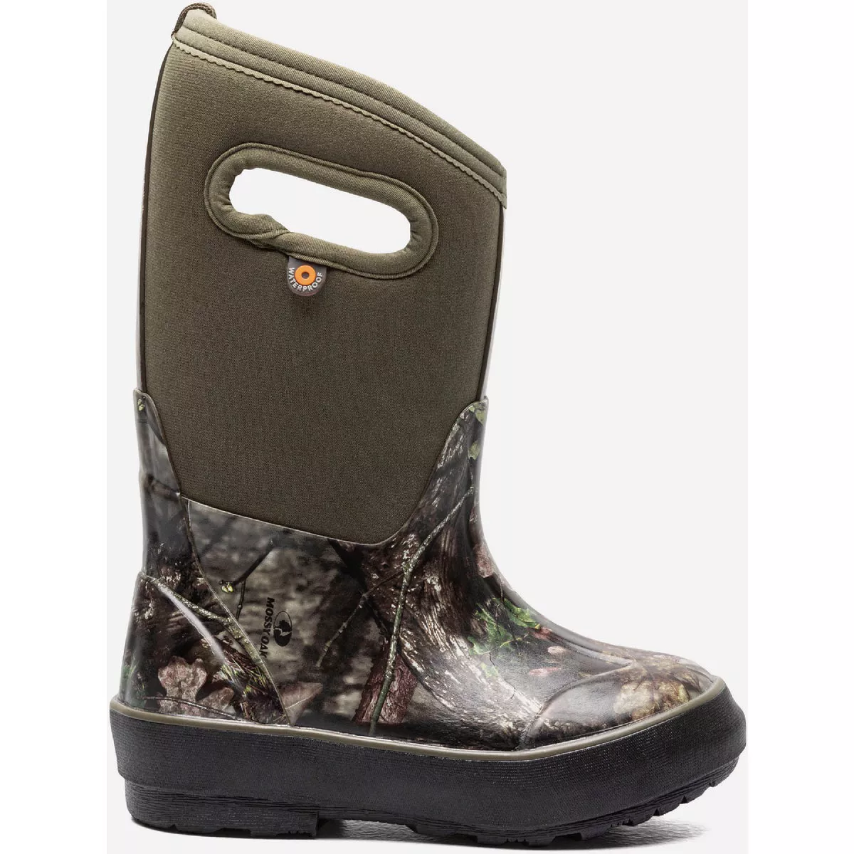 Bogs Footwear Classic II Kid's Size 2 Camoflauge Neoprene Lined Boot with Slip-On Handle