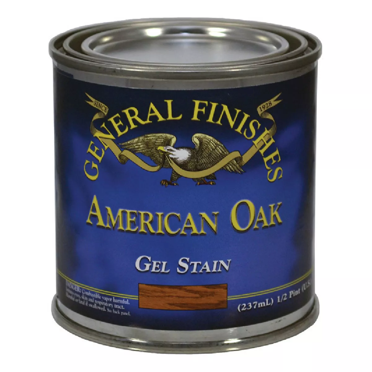 General Finishes Gel American Oak Interior Stain, 1/2 Pt., 196-774