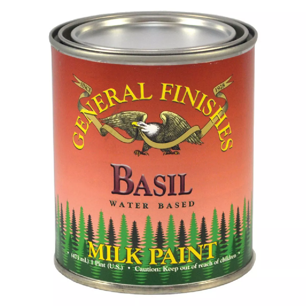 General Finishes Basil Satin Milk Paint, 1 Pt., 196-466